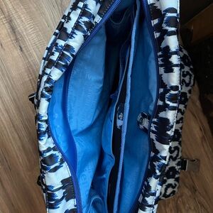 Lululemon Athletica Blue and Black Travel Bag